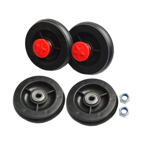 TTETTZ 4 Pieces Kids Twist Car Replacement Wheels Replace Front and Rear Wheels Set