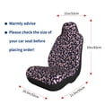 thumbnail image 5 of Sikiie Flower Car Seat Covers 2PCs Front Car Seat Covers Universal fit for Most Cars SUVs and Trucks-2 PCS, 5 of 9