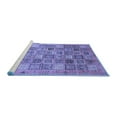 thumbnail image 2 of Ahgly Company Machine Washable Indoor Rectangle Abstract Blue Modern Area Rugs, 2' x 3', 2 of 4