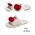 thumbnail image 4 of SBYOJLPB Women's Winter Slipper with Plush Decoration Casual Indoor Open-Toe Slippers, 4 of 8