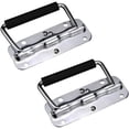 thumbnail image 1 of Paquete de 2 manijas plegables de 120 mm Tiradores empotrados de acero inoxidable para caja de herramientas Flight Case, 1 of 5
