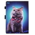 thumbnail image 6 of Allytech iPad 9.7" Case, iPad Air 1 2 Case, Slim Fit Flip Multi Angle Stand Smart Cover Auto Sleep Wake Shockproof Protection Anti-scratch Case for Apple iPad 6th 5th Gen - Cat, 6 of 7