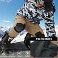 thumbnail image 3 of YUCOLEN Men's Fleece Lined Ski Snow Pants Water Resistant Winter Outdoor Pants with 4 Zip PocketsKhaki 34, 3 of 7