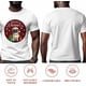 thumbnail image 5 of Camisetas gráficas informales de manga corta con diseño de perro Papá Noel y Feliz Navidad para hombre, 5 of 8