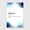 Addicere Definition, variant on Family Definition Premium Canvas Print – Modern Blue Abstract Wall Decor - 8x12 inches