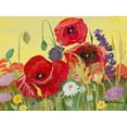 thumbnail image 2 of Maria, Robin 24x19 Gold Ornate Wood Framed with Double Matting Museum Art Print Titled - Victory Red Poppies I, 2 of 4