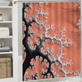 thumbnail image 6 of Awypu Waterproof Shower Curtain, Durable and Washable, Red White Ocean Coral Pink Branch Reef, Multiple Sizes Available White, 6 of 7