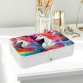 thumbnail image 6 of Unicorn Portable PU Leather Jewelry Stand with Removable Compartment, Display Case, Earring Holder, and Organizer Box, 6 of 6