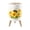 Color 4, variant on Small Trash Can with Lid Octopus Beach Marine Life Tentacles Ocean Abstract Coastal 1.8 Gallon Dog Proof Trash Can Round Garbage Can Waste Bin Wastebasket for Bathroom Bedroom Living Room