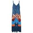 thumbnail image 4 of 4th of July Sleeveless Dress Woman Fashion Long Dresses Women's Summer Suit Dress Summer 2025 Women, 4 of 7
