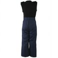 thumbnail image 3 of Hudson Baby Unisex Snow Bib Overalls with Fleece Top, Navy, 2 Toddler, 3 of 4