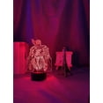 thumbnail image 3 of SCSYV Anime Berserk Guts Anime 3D Illusion Night Lamp Home Room Decor Acrylic LED Light Xmas Gift Lamps(16 Colors with Remote) Multicolor One Size, 3 of 5