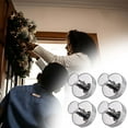thumbnail image 5 of No-Drill Hooks, 2025 New Upgraded Suction Cup Hooks, Stainless Steel Waterproof Suction Cup Hooks for Shower, Bathroom, Hanging Towels, Mounting on Glass Shower Doors, Tile, Mirrors (Silver,4Pcs), 5 of 8
