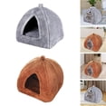 thumbnail image 1 of Nest Bed,Large Pet Bed House Soft with Pad Warmer Supplies,Winter Warm House Comfortable Non Slip Nest,Indoor Cats Kennel Nonslip Accessories Cave bed,Pet Bed House with Mat Washable StyleI Yinane Cama nido, 1 of 8