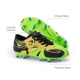 thumbnail image 3 of Tacos de Fútbol Juveniles DREAM PAIRS Talla 11 Verde Neón Negro, 3 of 6