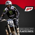 thumbnail image 6 of Polisport  8352000002; (Pair) Fork Guards Black Yz250F / 450F, 6 of 9