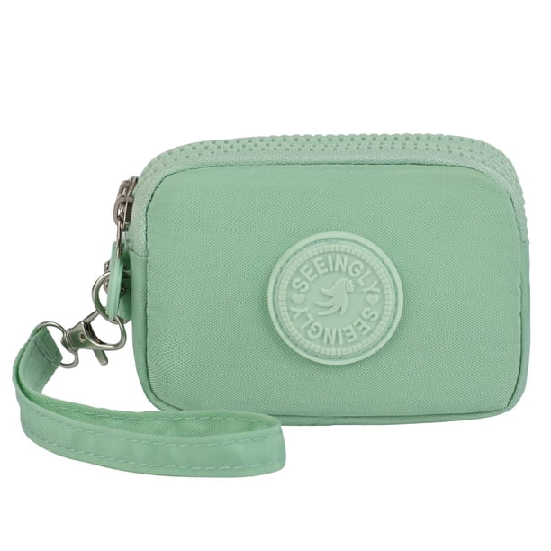 Monedero de regalo, sencillo, impermeable, con cremallera de nailon, para llaves