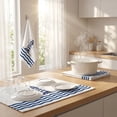 thumbnail image 4 of Yakvarog Nautical Kitchen Hand Towels, Soft Touch & Highly Absorbent Quick Dry Towel, 16" x 24", Durable Breathable Hand Towels for Wiping Cups, Dishes, Countertops, Summer Home Decor, 4 of 7