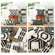 thumbnail image 5 of Fundas de almohada geométricas Borlas copetudas Decoración de algodón con Rectángulo 2, 5 of 8