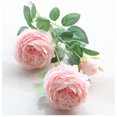 thumbnail image 1 of Fleurs artificielles, composition florale, pivoine artificielle et bouquet de mariage décoration fausse soie, table de fleurs en soie 10 pièces (blanc) Kuyhfg Bienvenido a Kuyhfg, 1 of 1
