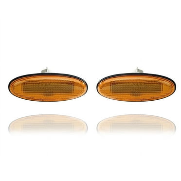 Side Marker Light - Compatible/Replacement for '01-04 Mazda Protege/Tribute - Front Repeater On Fender - Pair, Left Driver   Right Passenger Set - B01W51120