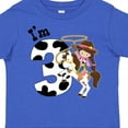thumbnail image 4 of Inktastic I'm Three-cowgirl Riding Horse Birthday Girls Toddler T-Shirt, 4 of 5