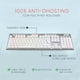 thumbnail image 4 of Teclado Gamer Redragon Horus Blanco Full Size Red Switch Alámbrico, 4 of 6