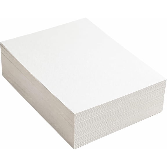 100-Pack A5 Watercolor Paper - Thick Cardstock for Watercolor/Acrylic/Drawing | Drawing Paper Bulk, Ideal for DIY & Artist Gifts