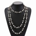 thumbnail image 3 of 2023 Nueva Moda Multicapa Perlas Simuladas Cristal Rhinestones Maxi,perla, 3 of 4