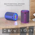 thumbnail image 3 of Portable Super Bass Wireless Bluetooth Speaker with Bluetooth Light and IPX6 Waterproof Rating, 15 Hours Battery Life, 3 of 5
