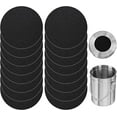 thumbnail image 2 of 16 Pieces Compost Bin Bucket Filter Spare Parts Round Portable Single Use Replacement Home Garbage Can Water Dust Filters Accessories, 2 of 8