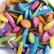 Doodlebug Sugar Coated Brads 1/4" 50/Pkg-Bright