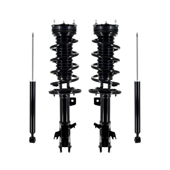 Set of 4 Front-Rear Quick Complete Strut-Coil Spring-Shock Absorber For 2011-2016 Ford Fiesta