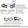 thumbnail image 3 of 4x 3d Glasses Unisex Passive Polarized 3d Glasses For Lg, Sony, Panasonic, Toshiba, Vizio And All Passive 3d Tvs Watching Movies Circular Polarized Le, 3 of 5