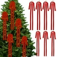 thumbnail image 7 of X-Large Christmas Wreath Bows, 23.5x15.5 Inch, 6pcs Christmas Bows for Tree Decorations,Velvet Christmas Bow Tree Topper for Party Holiday Indoor Decor,  Wine Red, 7 of 7
