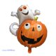 thumbnail image 1 of Globos de aluminio para decoración de Halloween, Globos de calabaza, fantasma, Araña, bruja, murciélago, juguetes inflables para niños, suministros para fiestas, 1 of 4