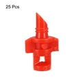 thumbnail image 3 of Unique Bargains Micro Sprayer Fan Jet, 360 Degree Refraction Atomized Dripper Hydroponic Garden Irrigation 25 Pcs (Red), 3 of 3