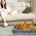 thumbnail image 4 of FKS LIFE Luxury Dog Bed Orthopedic Dog Beds Removable Machine Washable Cover and Waterproof Liner Pad Pet Bed, 4 of 9