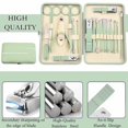 thumbnail image 2 of Manicure Set 18 In 1 Finger Nail Grooming Kit With Travel Case Professional Nail Clippers Kit Pedicure Care Tools, 2 of 3
