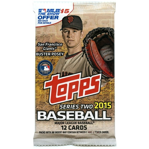 MLB 2015 Topps Baseball Series 2 Trading Card Pack