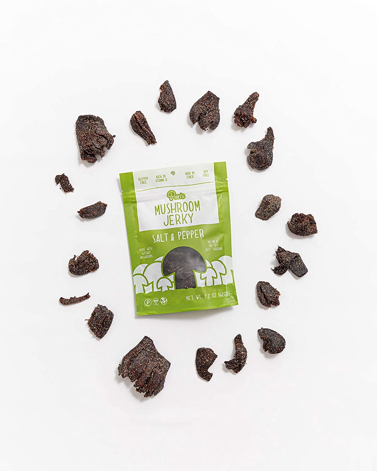 JERKY MUSHRM SALT PEPPER Pack of 6
