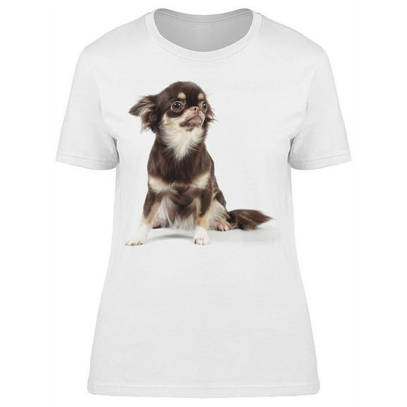 Adorable Multi-Color Chihuahua T-Shirt Women -Image by Shutterstock, Female x-Large
