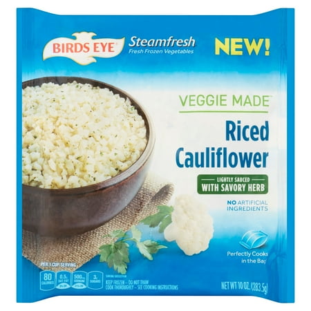Birds Eye Veggie Made Riced Cauliflower Savory Herb 10 Oz Birds Eye Veggie Made Riced Cauliflower Savory Herb 10 Oz