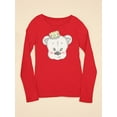 thumbnail image 3 of Cute Teddy Bear With Crown Long Sleeve Toddler -Image by Shutterstock,  3 Toddler, 3 of 4