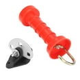 thumbnail image 2 of Poignée de Porte Isolée Clôtures Électriques Poignée de Porte en Plastique Poignée de Porte de Ferme Poignée de Porte à Ressort 10pcs Poignées de Porte à Ressort Isolées avec 10 Isolateurs pour Électrique, 2 of 8
