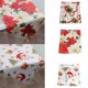 thumbnail image 3 of Matsuzay Camino de navideño fruta roja anciano sombrero cabeza clarete flores blancas mantel fiesta cena decoración Type3 NO3 Matsuzay JR0842-01, 3 of 6