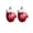 D, variant on 2PC Christmas Glitter Hanging Santa Claus Ornaments, 2.7"x2.7"Colorful Xmas Santa Claus Tree Decorations,Shatterproof X'Mas Santa Claus with Ropes for Christmas Tree Home Party Holiday Supplies