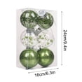 thumbnail image 3 of Chmadoxn Christmas Ball Ornaments, Christmas Tree Ornaments, Christmas Decorations 8CM 6PC Christmas Decorations Tree Ball Bauble Hanging Home Party Ornament Decor Christmas Gifts, 3 of 3
