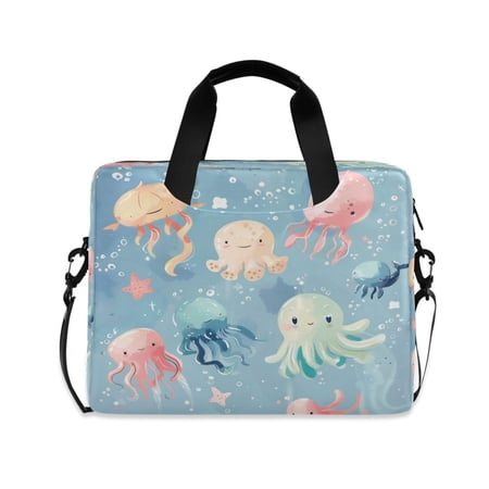 Laptop Bag Laptop Briefcase 15.7 x 3 x 11.8 Inches Laptop Bag Briefcases Laptop Storage Travel Laptop Bag Work Laptop Bag Lovely Jellyfish