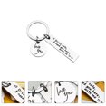 thumbnail image 4 of 1Pc Sentence Lettering Keychain Creative Unisex Bag Pendant Valentine's Day Gift, 4 of 8